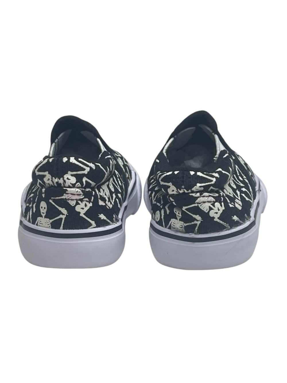 new Tommy Bahama ☠︎︎ Skeleton Print Slip On Sneakers ☠︎︎ Glow in the Dark ☠︎︎ 5 - Picture 5 of 16